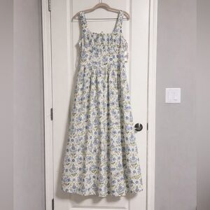 Jessica Simpson Blue and Cream Floral Dress